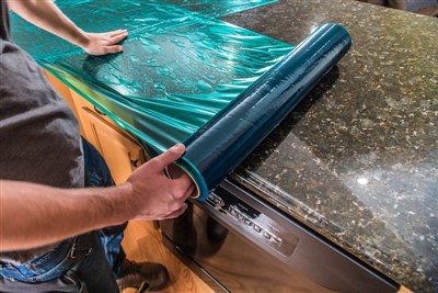 Pel·lícula protectora per a taulells de marbre 24'' x 600', pel·lícula de protecció de superfícies de 2 mil